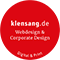 Logo der Designagentur klensang.de. Webdesign und Corporate Design. Digital- und Printmedien.